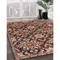 thumbnail image 3 of Ahgly Company Machine Washable Indoor Rectangle Traditional Vermilion Red Area Rugs, 3' x 5', 3 of 7
