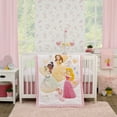 thumbnail image 5 of Disney Make A Wish Princess Pink and White Fitted Crib Sheet, 5 of 6