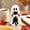A, variant on Halloween Resin Pumpkin Decoration with Ghost Cat Face Design, Pumpkin Figurine for Desk Shelf Mantel Home Office Holiday Decor 4.2*4.5cm