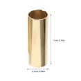 thumbnail image 2 of COMPUKAS 4Pcs Metal Guitar Slides for Electric and Acoustic Guitars Golden Cylinder Smooth Gliding Sound, 2 of 7