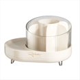 thumbnail image 1 of Organizador de Soporte para Brochas de Maquillaje, Encimera Organizadora de Maquillaje Giratoria 360°, Almacenamiento Brochas Maquillaje Giratorias Transparentes con 7 Ranuras, 1 of 5