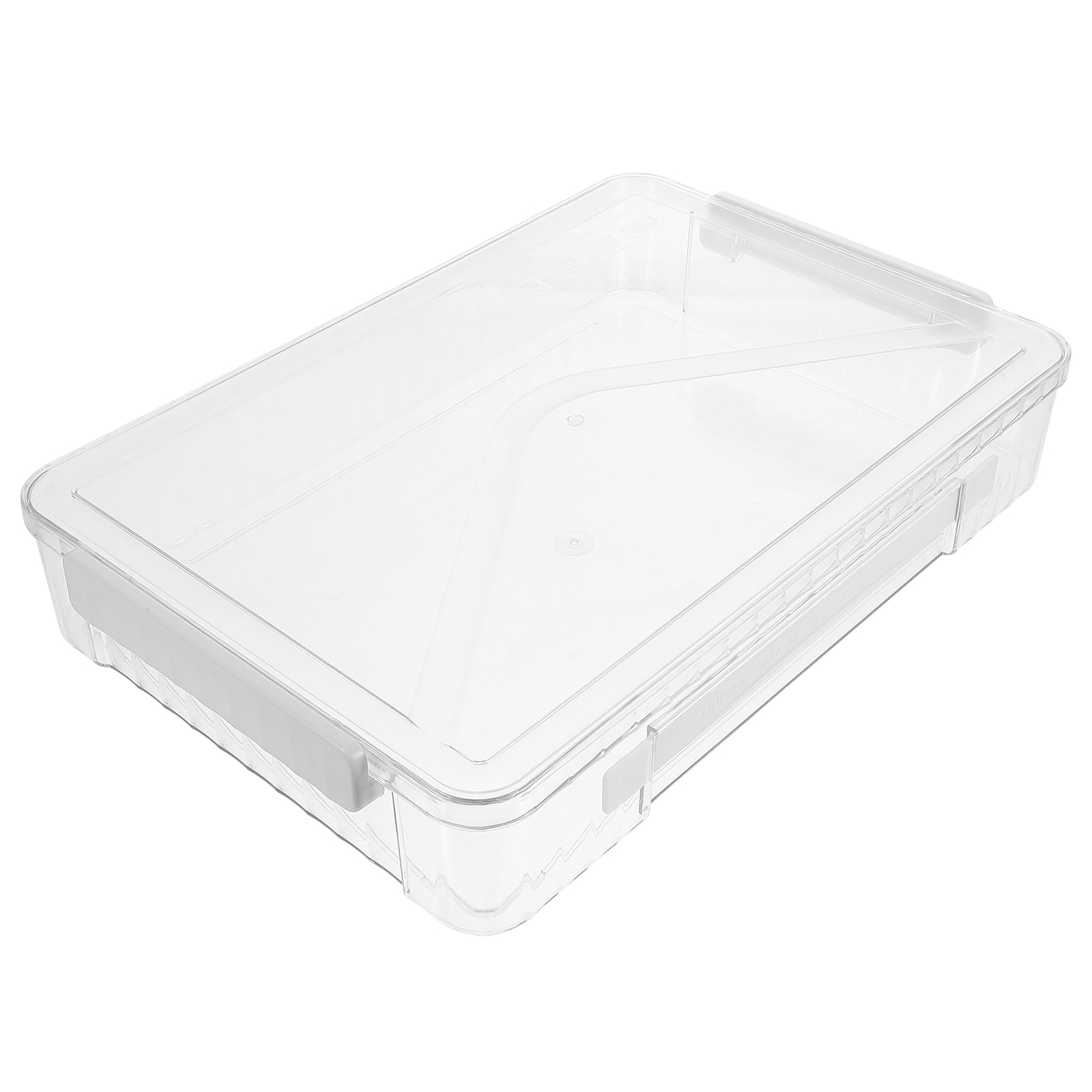 FRCOLOR Transparent ABS Storage Box for Flags Medals Cards Photos Certificates 6.3x4.7 Inches