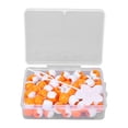 thumbnail image 1 of Hair Braid Beads, Hair Cuffs Large Hole Adjustable Multipurpose With Hair Wearer Storage Box For Jewelry Bracelets Making For Hair Braids Orange,Red,Green,Rose Red,Color Mixed, 1 of 8