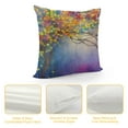 thumbnail image 4 of MLJA Throw Pillow Cover Abstract Floral Watercolor Herbs Weeds Blossoms Ivy Back Florets Shrub Decor Lumbar Pillow Case Cushion for Sofa Couch Bed Standard Queen, 4 of 5