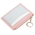 thumbnail image 1 of Women Card Wallet Color Patchwork Card Purse Coin Purse Credit Card Holder, 1 of 5