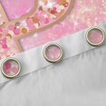 thumbnail image 4 of Feelyou Initial P Letter Black Out Curtains for Kids, Girly Pink Cartoon Curtains Pack of 2 (42x63 Each), Fashion Bling Stars Bedroom Curtains, Curtains and Drapes Room Decor, 4 of 6