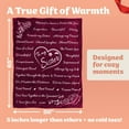 thumbnail image 3 of Sister Gifts Blanket for Sisters from Brother or Sister, Unique Birthday Gifts for Women Sister, Sister Gifts from Sister, Gifts for Sister Who Has Everything, Throw Blanket 65” x 50” (Silver), 3 of 5