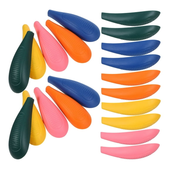 DINHEAROM Non Skid Hanger Shoulder Forms Orange Clothes Hanger Accessories 10Sets