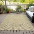 thumbnail image 6 of Addison Rugs Chantille Indoor/Outdoor Transitional Geometric, Abstract Gold Washable Rectangle Rug, 10' x 14', 6 of 6