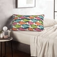 thumbnail image 7 of Binfone Lantern Koi Fish Standard Size Pillowcase, Long Staple Pure Cotton Envelope Closure Pillow Cover (Pillow core not included),14"x20", 7 of 7