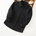thumbnail image 4 of Grblisyd Boys Button Down Shirt Long Sleeve Summer Boys Dress Shirts Casual Formal Collared Shirt Back to School Clothes, 4 of 4