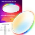 thumbnail image 2 of RGBCW Ceiling Lamp BT Remote Infinitely Dimmable Bedroom Ceiling, 2 of 8