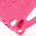 thumbnail image 5 of Decase Kids Case for iPad 10th Generation 10.9 inch Case Boys Girls, Cute Bear Panda Shockproof LightWeight EVA Foam Bumper Protective Handle Stand Boys Girls Kid-Friendly Skinshell Case, Rose, 5 of 8