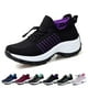 thumbnail image 1 of Zapatos ComfortWear Orthowear para mujer y hombre negro-morado 7.5, 1 of 6