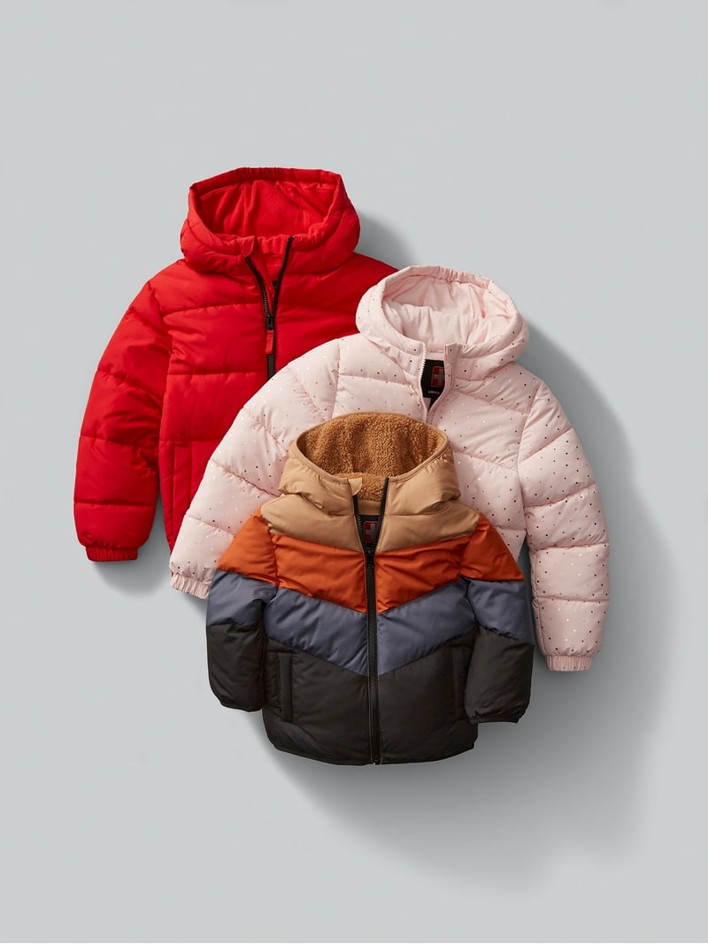 Swiss Tech Girls Heavyweight Puffer Coat, Sizes 4-18 & Plus