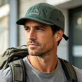 thumbnail image 6 of Ceisia Men 5 Panel Short Brim Outdoor Cap Lightweight Breathable Sports Sun Baseball Hat Green Free Size Gift, 6 of 6