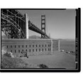 thumbnail image 2 of Historic Framed Print, Fort Point, U.S. Highway 101, San Francisco, San Francisco County, CA - 13, 17-7/8" x 21-7/8", 2 of 9