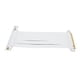 thumbnail image 1 of Cable elevador PCIE 4.0 X16 Puerto de extensión de tarjeta extensora flexible de alta velocidad Cable de extensión GPU de 90 grados para RTX 4090 Blanco 40 cm / 15,7 pulgadas, 1 of 1