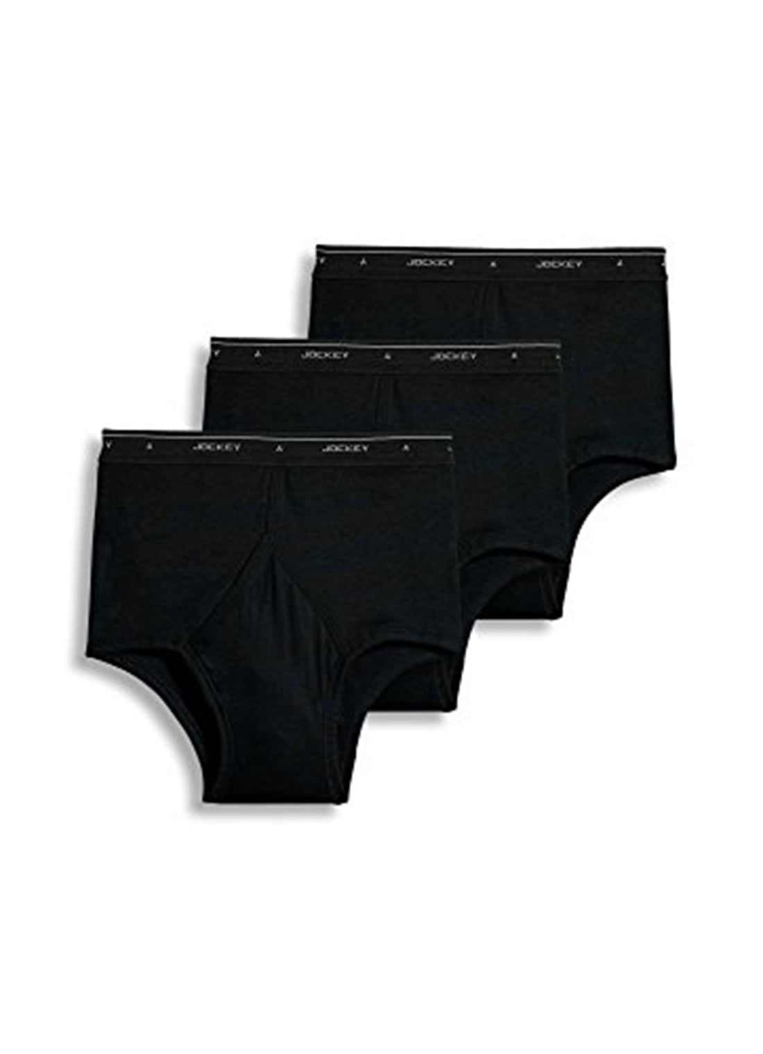 Jockey 3PK Mens Classic Y-Front Underwear White 40