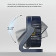 thumbnail image 2 of Petit ventilateur USB Desktop 15cm Plug In Mini petits ventilateurs silencieux, 2 of 3