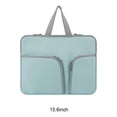 thumbnail image 2 of Methold Funda para portátil con funda con asa Bolsa de transporte de viaje portátil Bolsa con cremallera Compartimentos reutilizables Relojes inteligentes Verde 15.6 pulgadas, 2 of 6