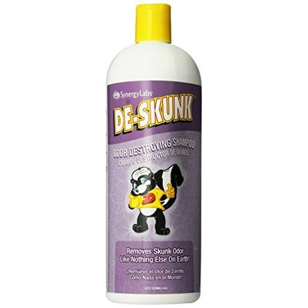 SynergyLabs De Skunk Odor Destroying Shampoo Formulated with