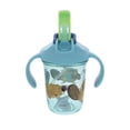 thumbnail image 5 of Nuby 2 Handle 8oz Multi-Function 2-in-1 Cup with Free Flow 360° Weighted Straw & Hard Spout, Beavers, 5 of 8