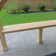 thumbnail image 3 of Yardistry 12' Meridian Wood  Bar Counter, 3 of 5