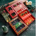 thumbnail image 2 of Traje de cuchara navideña de dibujos animados linda cuchara navideña tenedor cuchara de postre de Papá Noel caja de regalo de vacaciones, 2 of 4