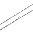 thumbnail image 5 of K-KED Solid 925 Sterling Silver Chain 2mm Square Cable Box Link Necklace 10.5g/23.6in, 5 of 5
