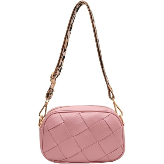 JUYGO Crossbody Bags for Women Small Design Leather Crossbody Camera Bag Shoulder Purse with Guitar Strap