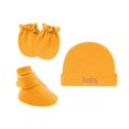 thumbnail image 1 of Gorro de bebé de una sola capa, europeo y americano, para recién nacidos, guantes antiarañazos, funda para pies, gorro para bebé, funda para pies, 1 of 6