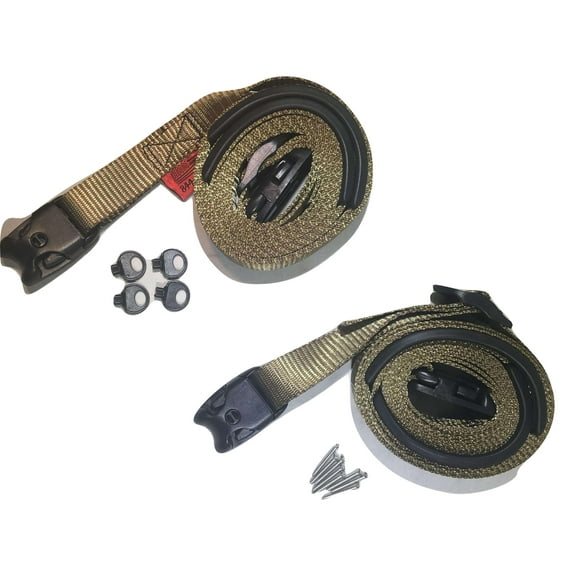2 pc Wind Strap Kit Hot Tub Secure ACW Loc Spa Hurricane Tie Down 12 Ft | OLIVE DRAB | 12ACW412POD
