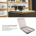thumbnail image 3 of Caja Para Múltiples Gafas, Coleccionista De Gafas Con 12 Ranuras, Caja De Almacenamiento Versátil Para Gafas De Sol, Expositor De Gafas Con Tapa Para Relojes, 3 of 7