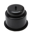 thumbnail image 4 of Red Hound Auto 1 Cup Holder Plastic Pocket Recessed Insert Universal with Drain for Boat RV Car Truck Marine Pontoon Motorhome Camper Drop In Black 3-1/2 Inch I.D. and 4-1/8 Inch O.D., 4 of 5