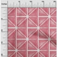 thumbnail image 1 of oneOone Cotton Poplin Fabric Dot & Triangle Block Print Sewing Fabric BTY 42 Inch Wide, 1 of 4