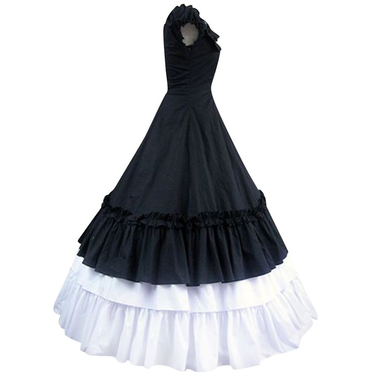 ZQUUVOU Women's Gothic Victorian Dress Vintage Civil War Ball Gown Masquerade Dresses B-Black - Walmart.com ZQUUVOU Women's Gothic Victorian Dress Vintage Civil War Ball Gown Masquerade Dresses B-Black - Walmart.com