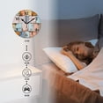 thumbnail image 3 of Modern Round Wall Clocks Non-Ticking Silent Clocks Battery Operated Quartz Clock Decorative for Bathroom,Office-Vintage Shabby Wooden Wall(10inch), 3 of 4
