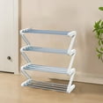 thumbnail image 6 of Miogawg Shoe Rack, 4 Tier Stainless Steel Shoe Organizer,Free Standing Shoes Rack With Sturdy Frame Shoe Rack For Entryway, Hallway, Bedroom, Bathroom., 6 of 6