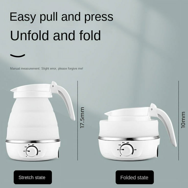  600ML Collapsible Electric Kettle, Portable Kettle