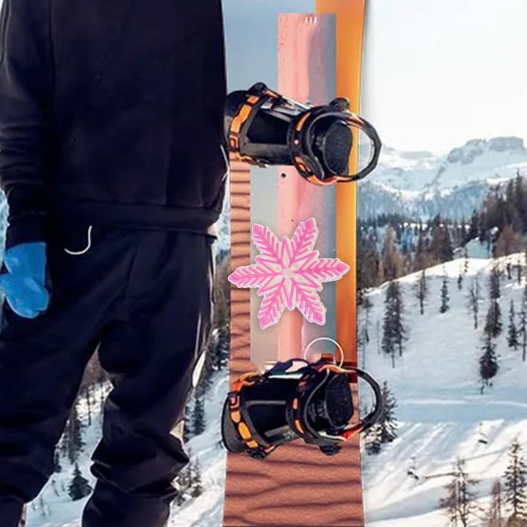 3D Snowflake Snowboarding Stomp Pad Anti Slip for Increasing
