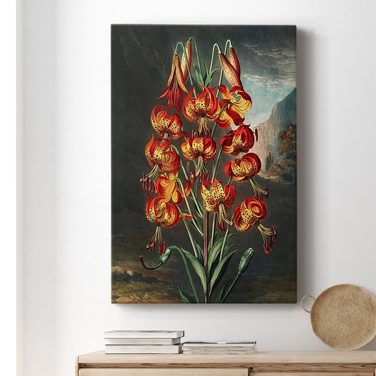Temple of Flora III Premium Gallery Wrapped Canvas - Ready to Hang