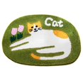 thumbnail image 1 of Felpudo de animales para puerta, felpudo de bienvenida, felpudo de interior, alfombra decorativa para baño, decoración del hogar, alfombra de suelo Gato, 1 of 8
