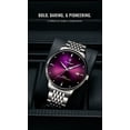 thumbnail image 6 of New waterproof luminous fashion ultra-thin design popular quartz watch for men, 6 of 11