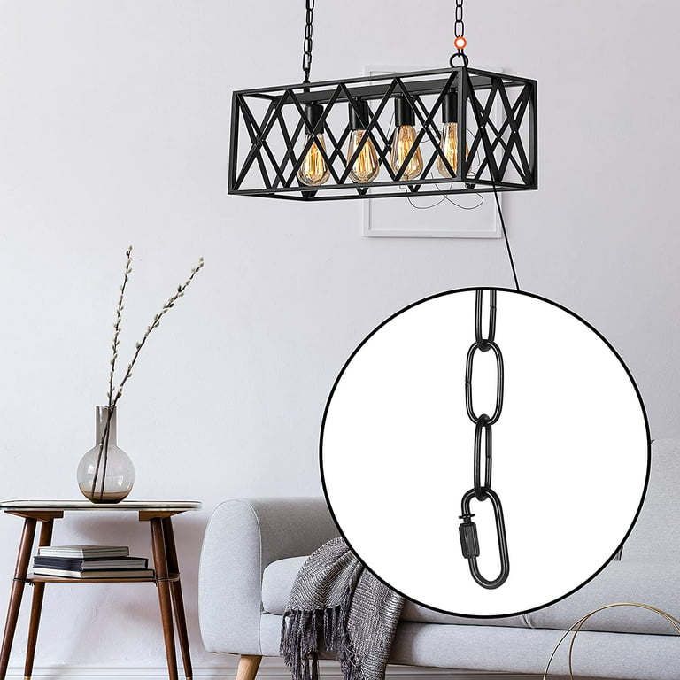 Hanging Chains 24cm Extension Chain Link with S-Shaped Hooks 6Pcs - Bed  Bath & Beyond - 36250647