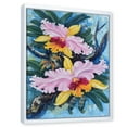 thumbnail image 2 of Designart Vintage Forest Orchids I FLOAT FRAME WALL ART, 2 of 4