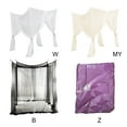 thumbnail image 5 of Bunk Bed Curtains，Bed Curtains from Ceiling, Canopy for Full Bed(L190xW210xH240，Off-White ), 5 of 7