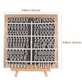 thumbnail image 2 of LABSERRON 1Set Sturdy Wooden Frame Felt Letter Board with Letters and Easel Stand for Desktop Use, 2 of 6