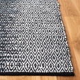 thumbnail image 6 of SAFAVIEH Vintage Leather Domhnall Diamond Striped Area Rug, Light Grey/Charcoal, 5' x 8', 6 of 7