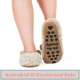 thumbnail image 2 of cosyone1997 Cute Fuzzy Animal Slippers for Women Girls Teens Kids, Warm Fluffy Bedroom Socks Indoor, Cozy House Shoes Non-slip Grip Soles, Winter Funny Gifts Unique, 2 of 7